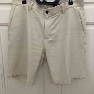 Classic Tan Men's Flat Front Shorts